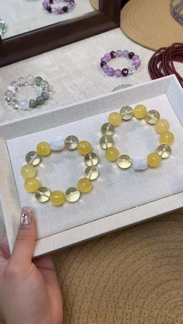 未镶嵌手串水晶A016设计款/素圈手串14+多样性发一