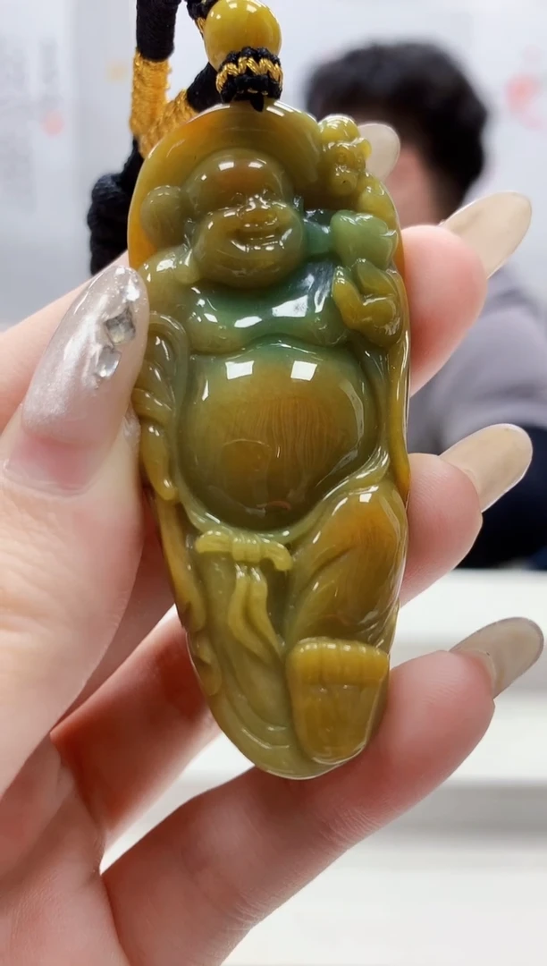 未镶嵌定制翡翠5060jw-毛货挂件149