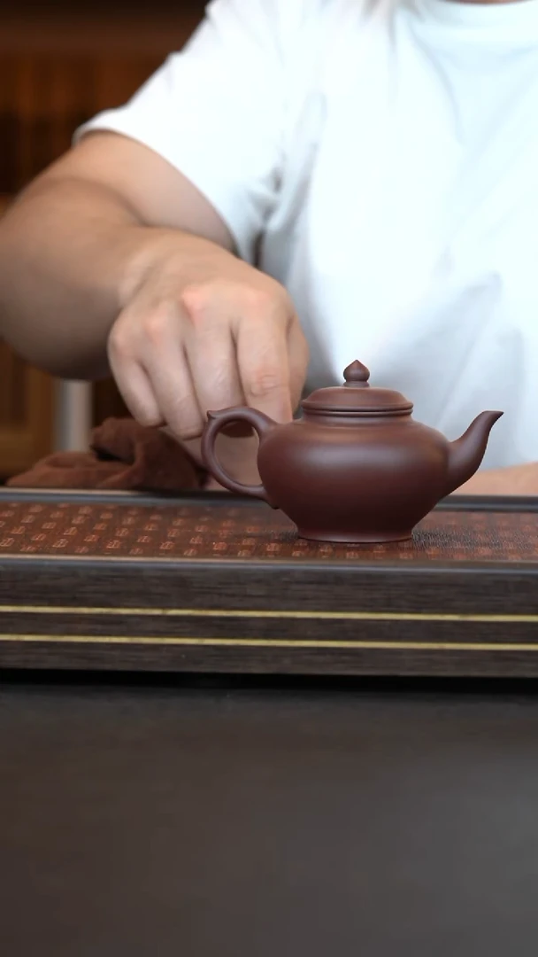 茶壶紫砂LW紫泥 笑樱 微瑕NO退NO换