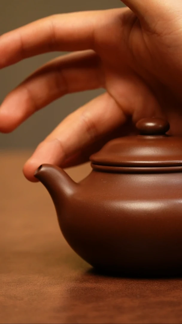 茶壶紫砂1728顾军矮莲子紫泥全手