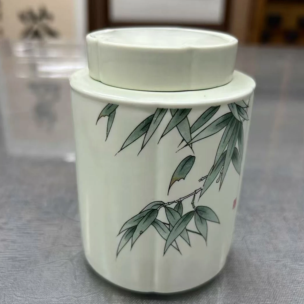 茶叶罐-竹叶中式