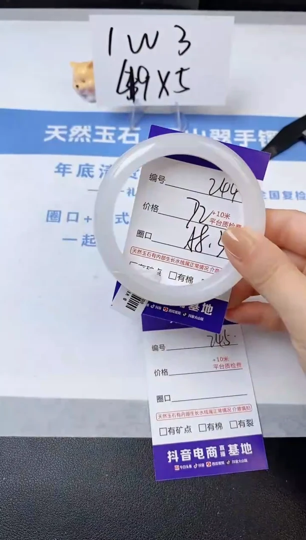 【闪购商品】石英质玉手镯未镶嵌244