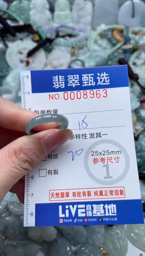 翡翠未镶嵌颈饰00..8963