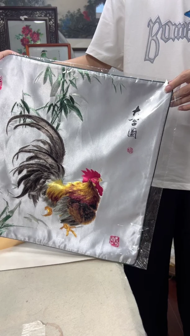 织绣苏绣抱枕套1