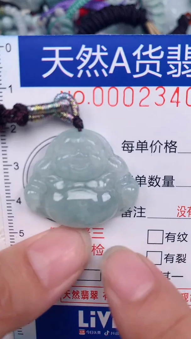 翡翠未镶嵌颈饰...0002340