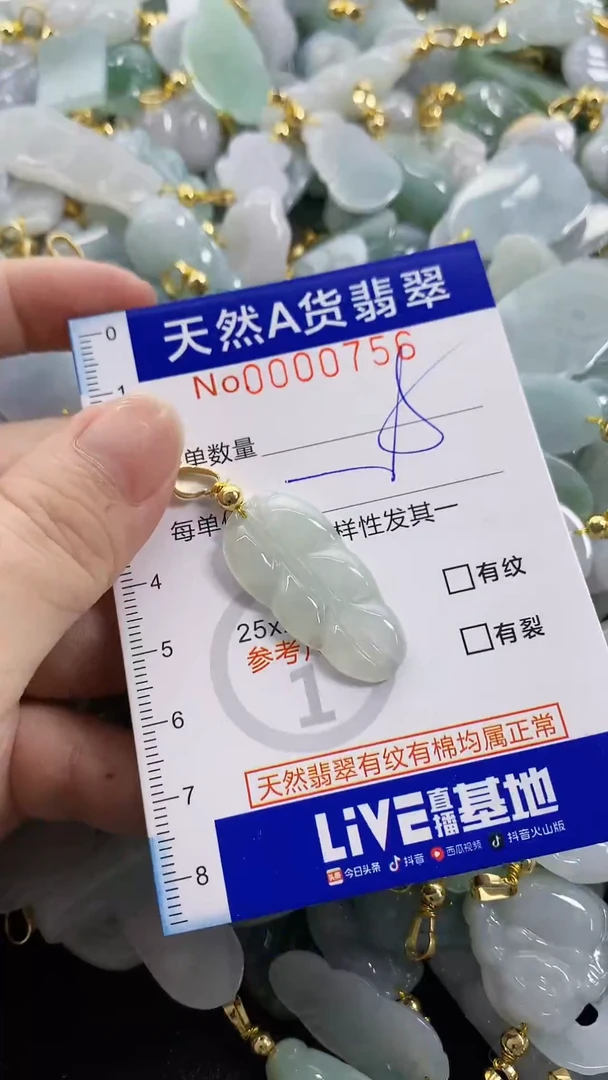 颈饰未镶嵌翡翠天然A货翡翠