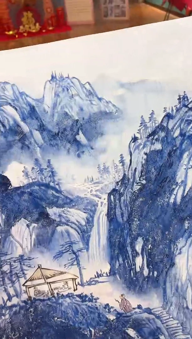 【闪购商品】国画周建真老师亲笔绘画作品2-25