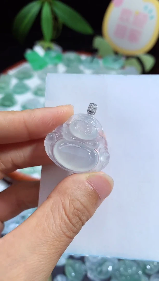 颈饰未镶嵌翡翠佛公