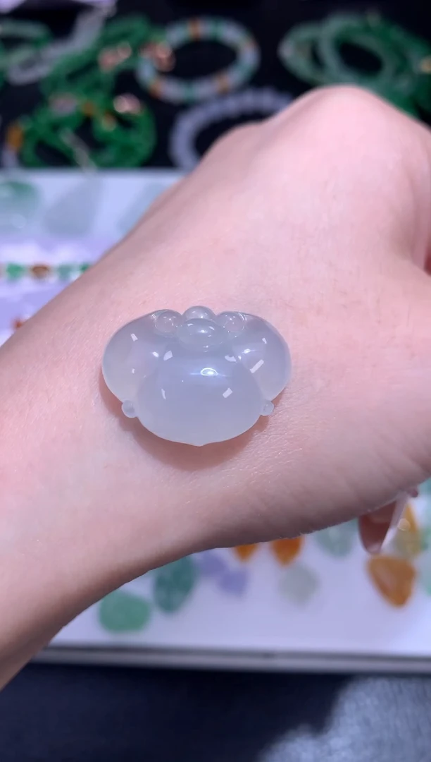 未镶嵌定制翡翠如意头