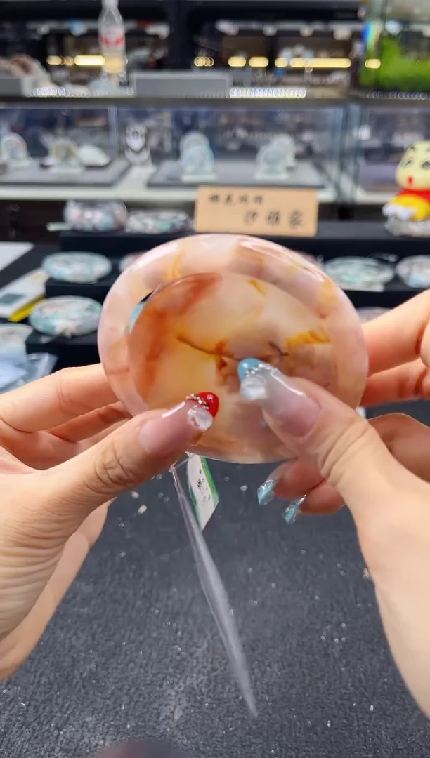 未镶嵌手镯石英质玉60-61圈口（赠品镯心）S964034