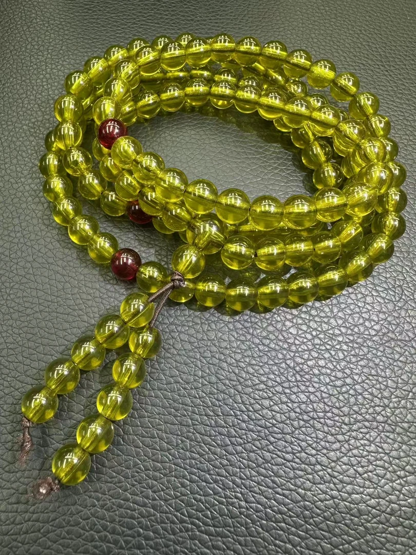 琥珀A201  褐色项链 男女同款 时尚百搭