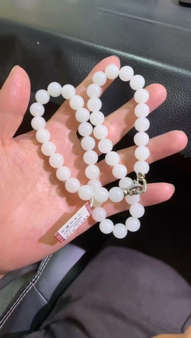 未镶嵌手串和田玉天泰白玉妈妈链（产地直发）