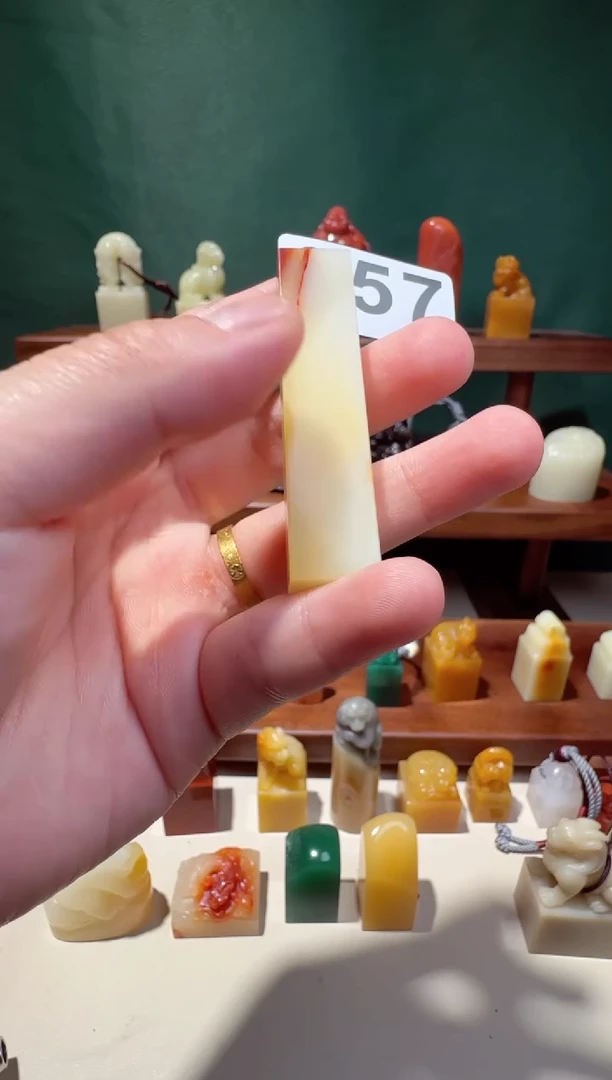 寿山石印石GN石瓜草堂357