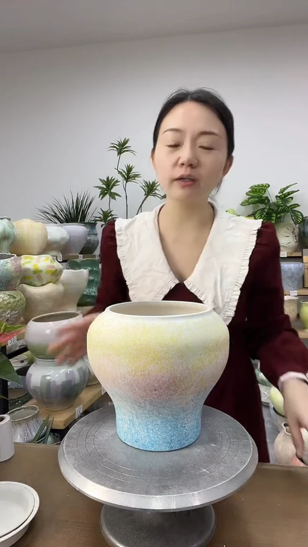 11.15陶瓷花盆直播链接高.   21   口16