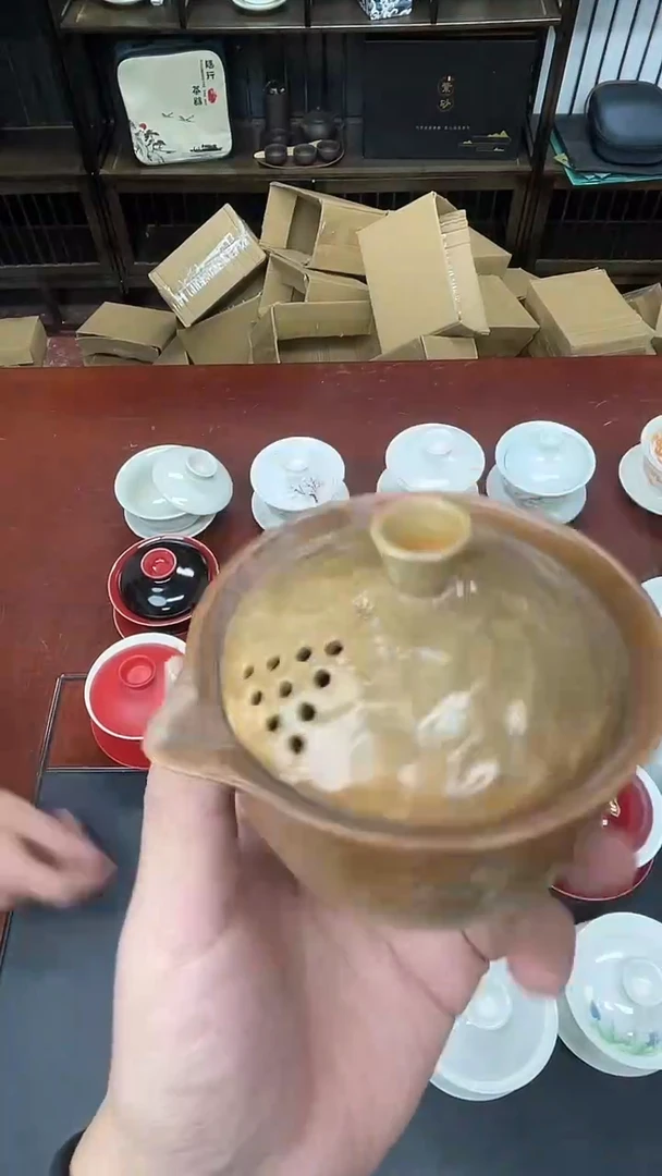 茶具临时链接瓷盖碗