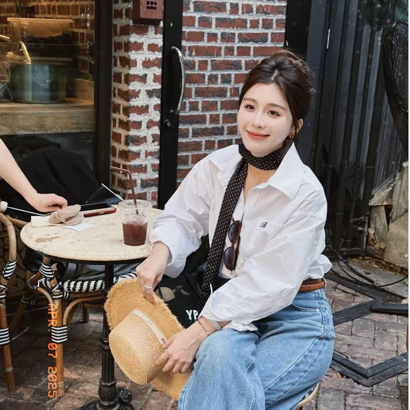 YPP！【衬衫控】这件衬衫真的强推 韩系设计感宽松百搭长袖衬衫