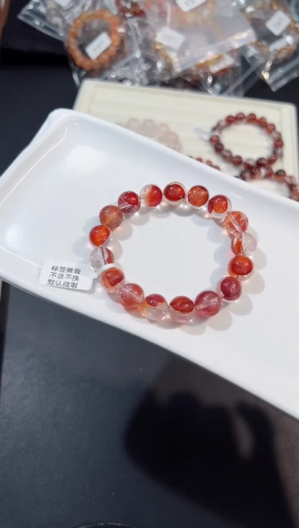 【闪购商品】水晶手串未镶嵌55u多样性发其一/1条默认微瑕