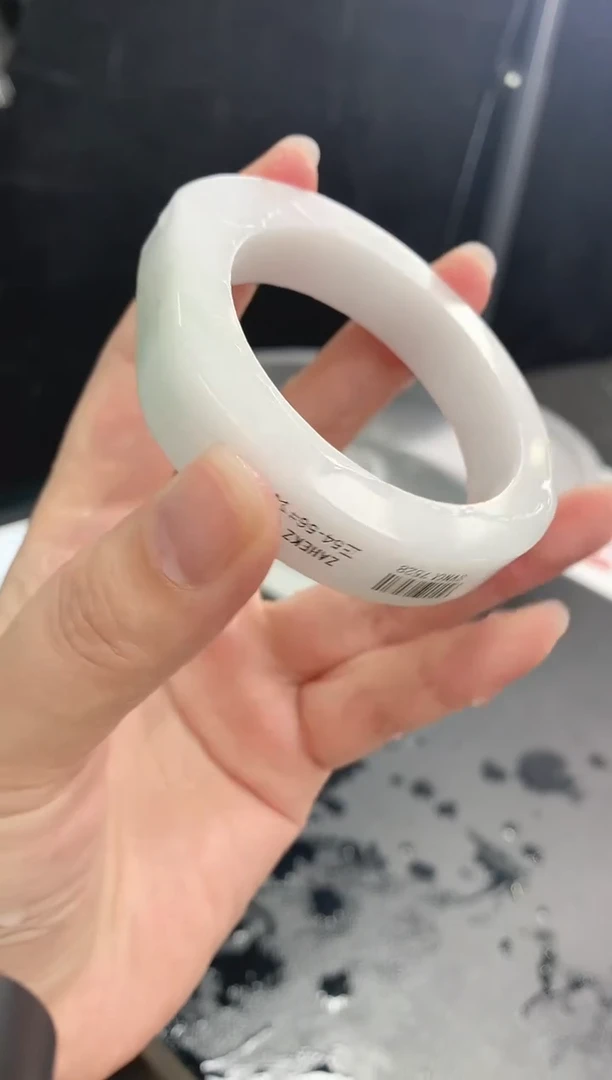 【闪购商品】定制翡翠手镯未镶嵌8 54-56