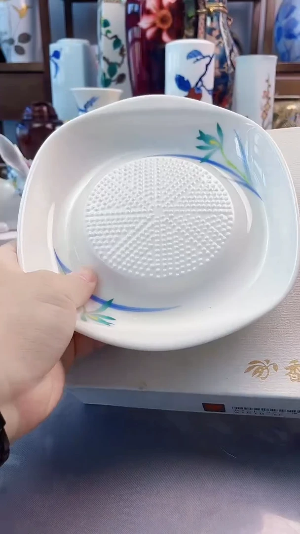 瓷片香兰社研磨盘