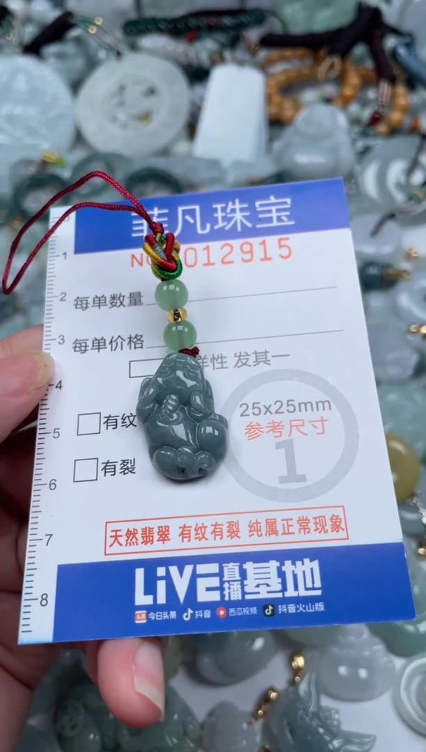 颈饰未镶嵌翡翠12915