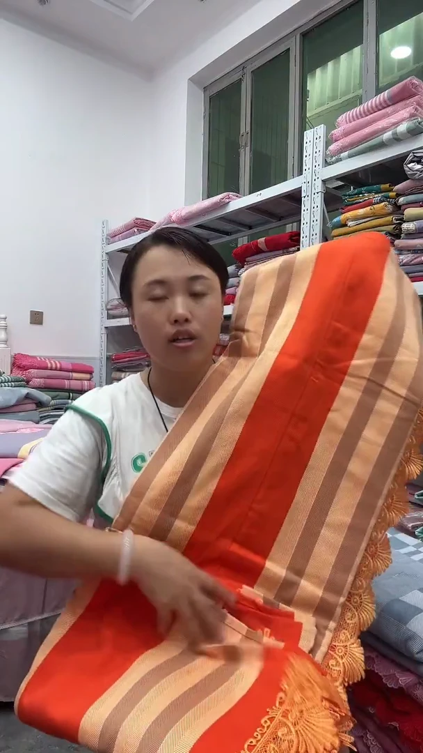 棉清瑕疵手工老粗布床单09