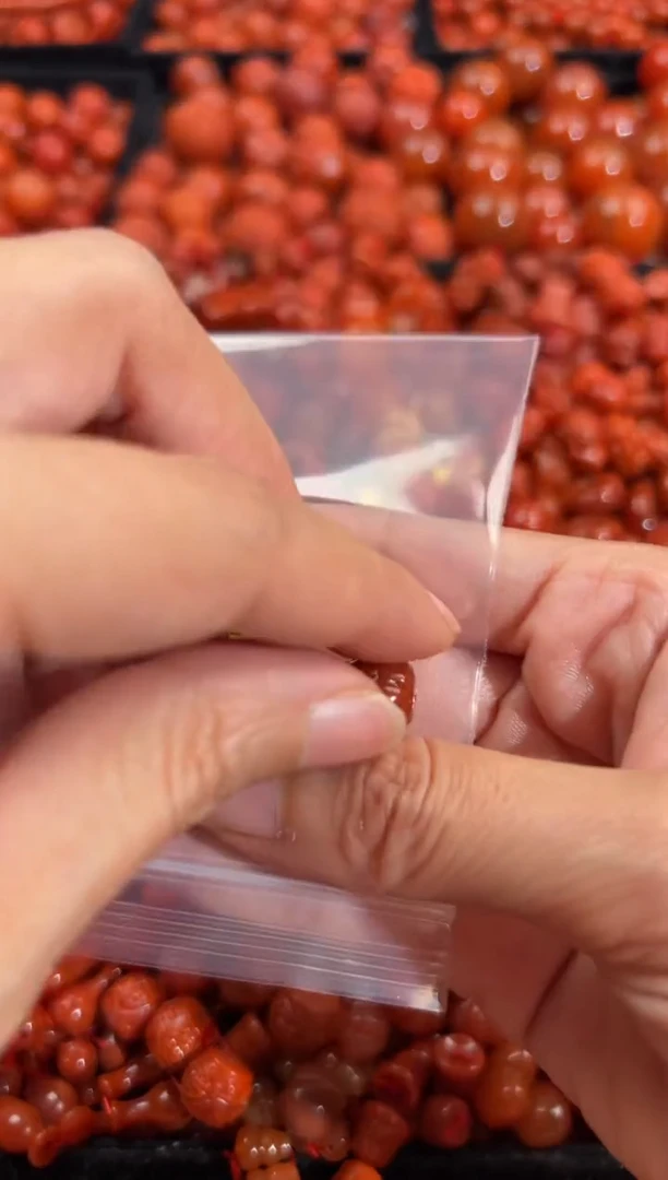 南红玛瑙未镶嵌颈饰1