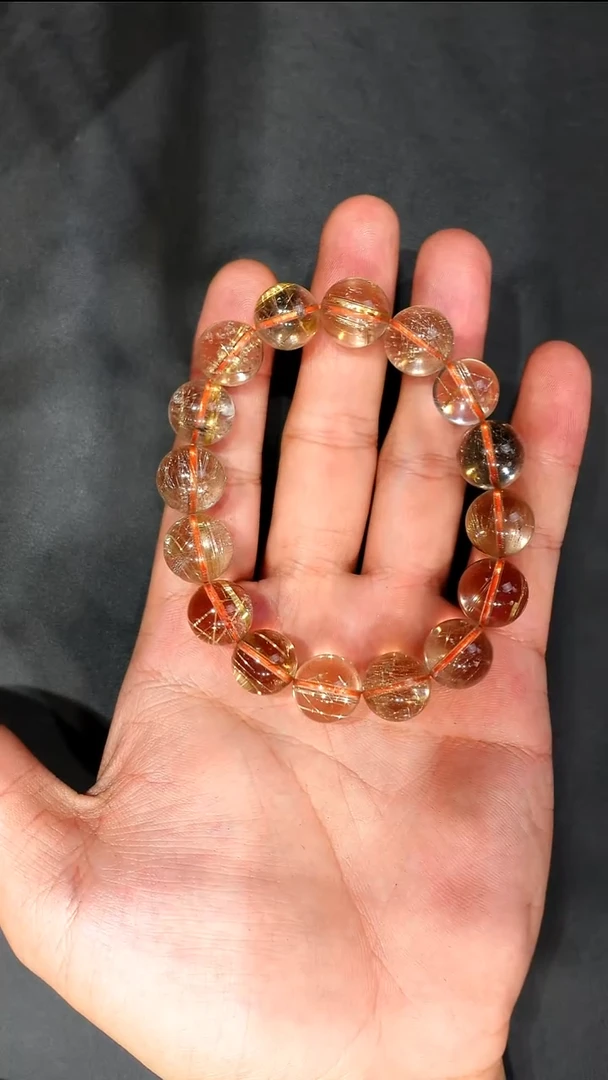 未镶嵌手链发晶钛晶手链