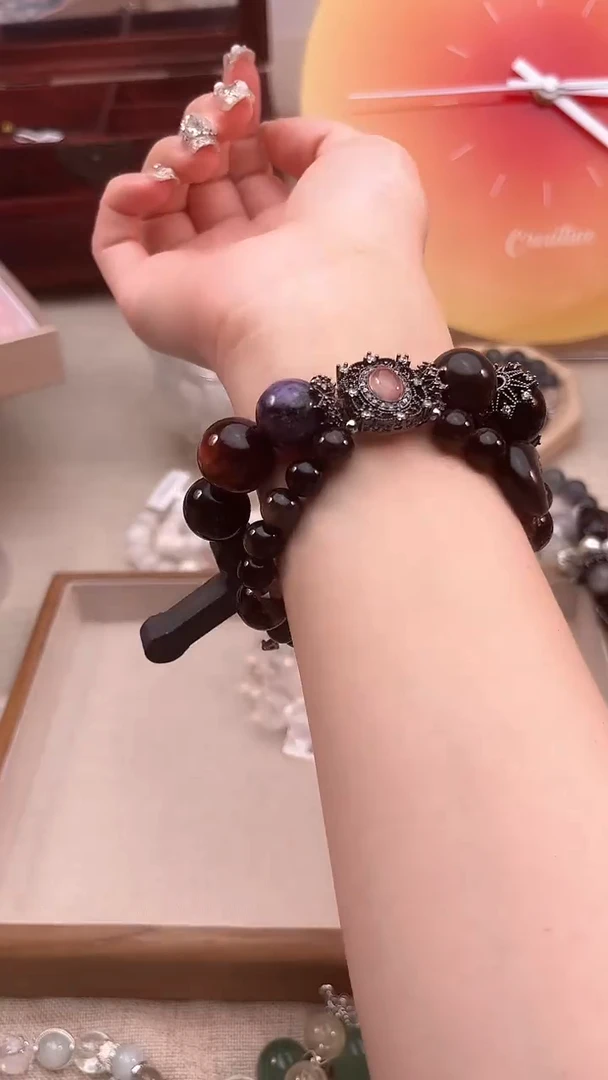 【闪购商品】水晶手链未镶嵌多样性发货发其一颜色微差