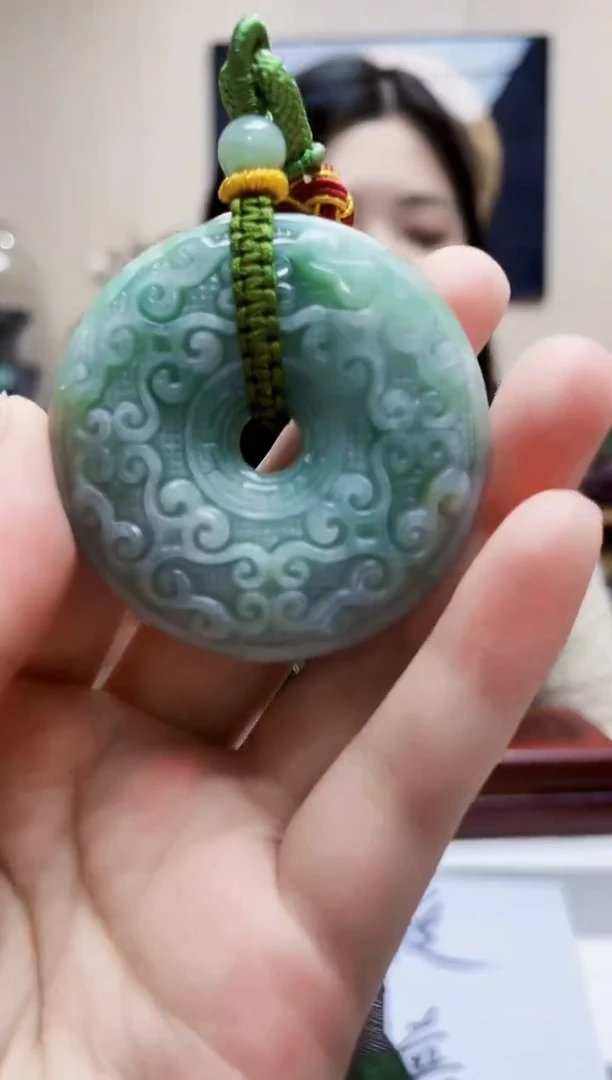 颈饰未镶嵌翡翠吊坠18