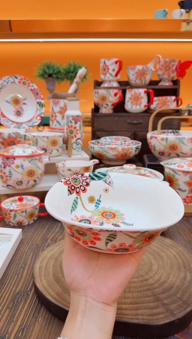 碗景德镇陶瓷餐具碗碟盘子