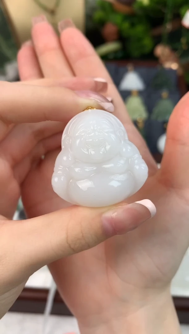 颈饰未镶嵌和田玉吊坠35mm