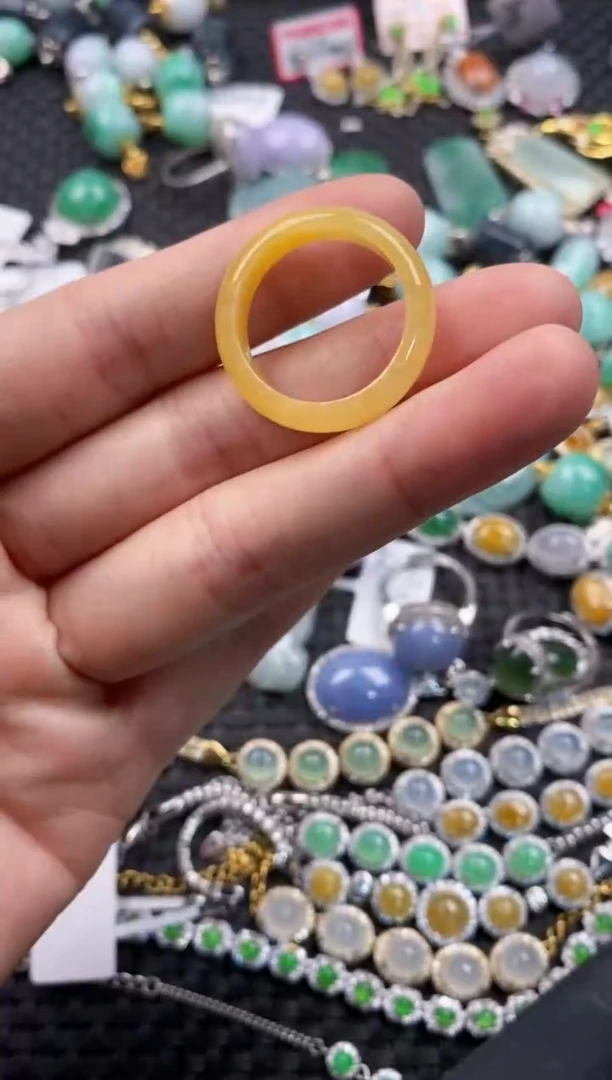 未镶嵌戒指翡翠随机发