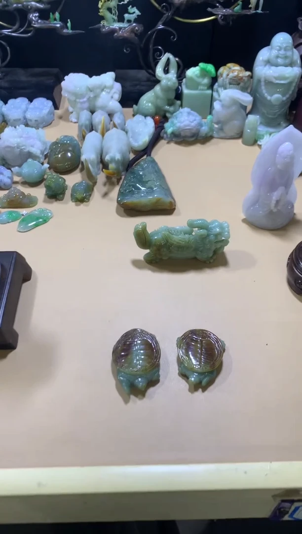 未镶嵌挂件翡翠落***情翡翠摆件