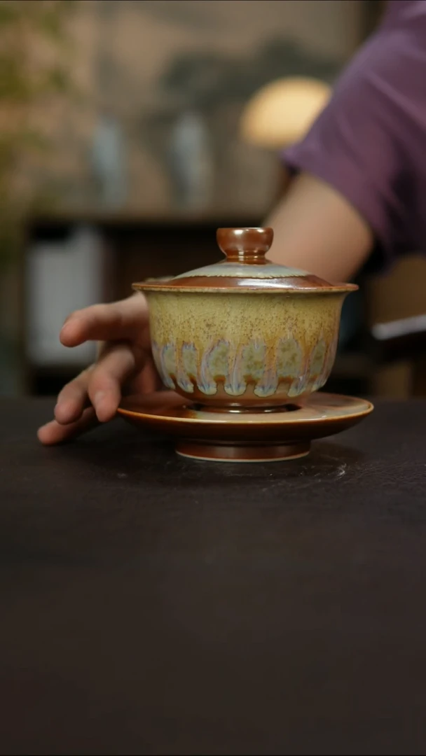 杯景德镇陶瓷杯碗柴烧多人瑕疵