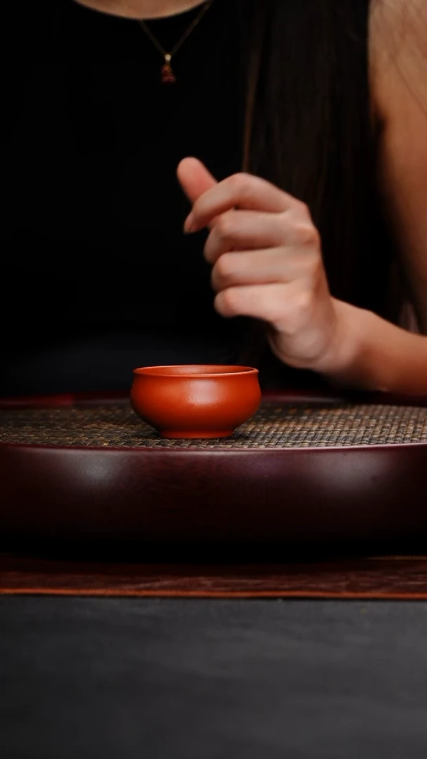 茶壶紫砂朱泥普洱杯3 TL