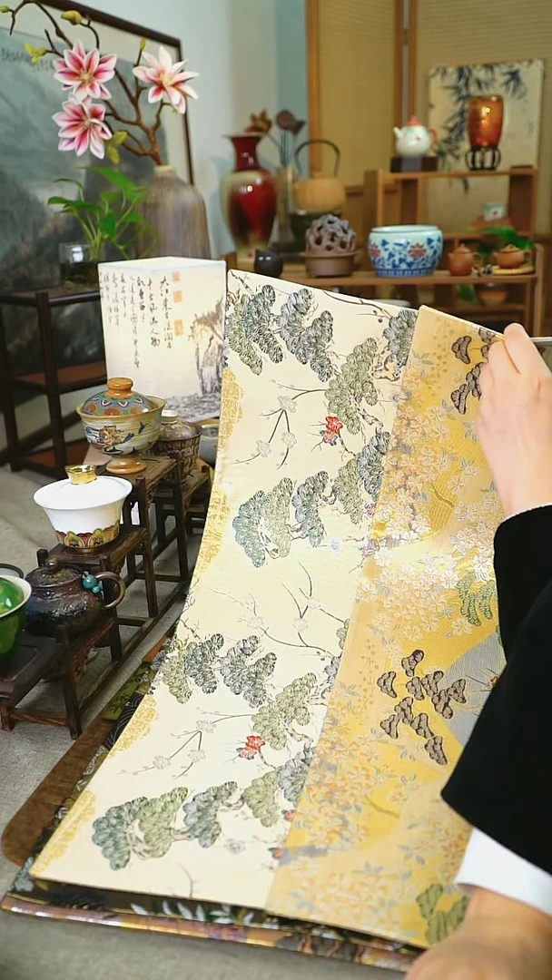 【闪购商品】蜀锦山花浪漫+松树图茶席