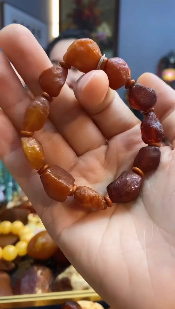 未镶嵌琥珀手串手串