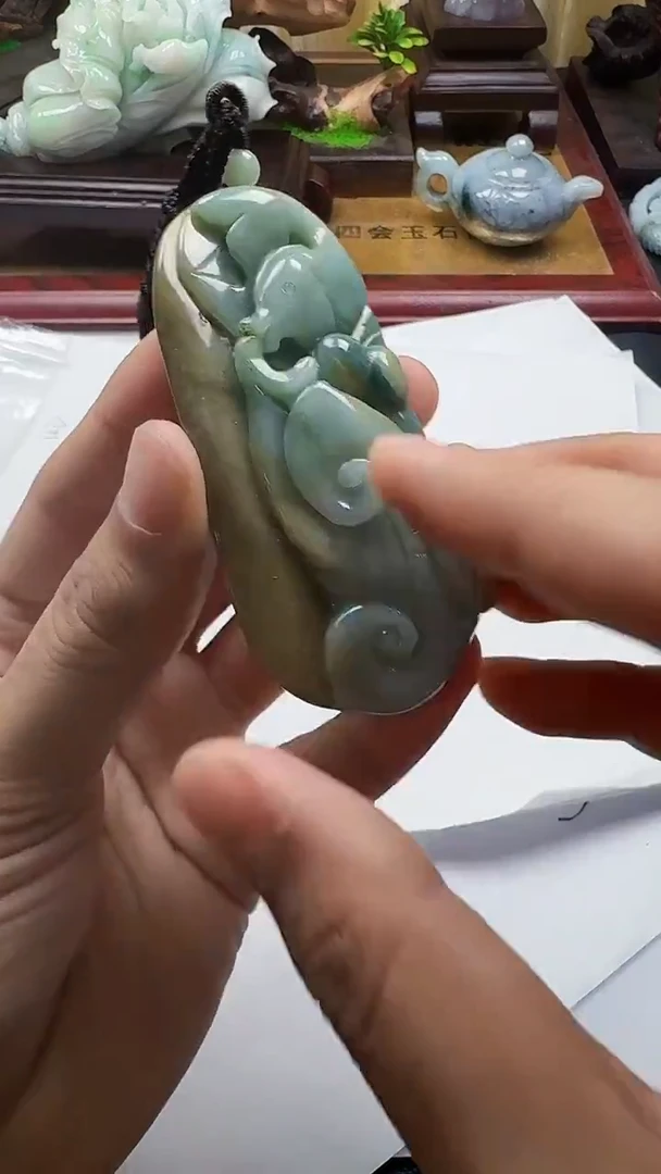 吊坠(不含链)未镶嵌翡翠1