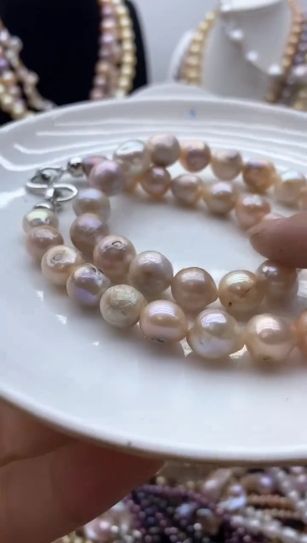 【闪购商品】淡水珍珠颈饰钛钢166
