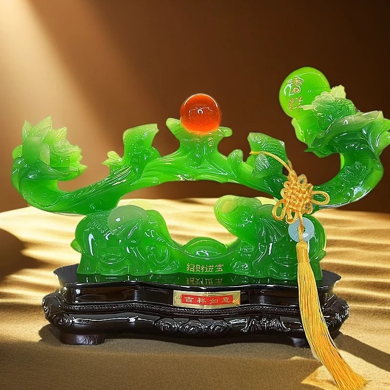 吉祥如意摆件高档大号树脂工艺品家居客厅酒柜玄关摆件貔貅装饰