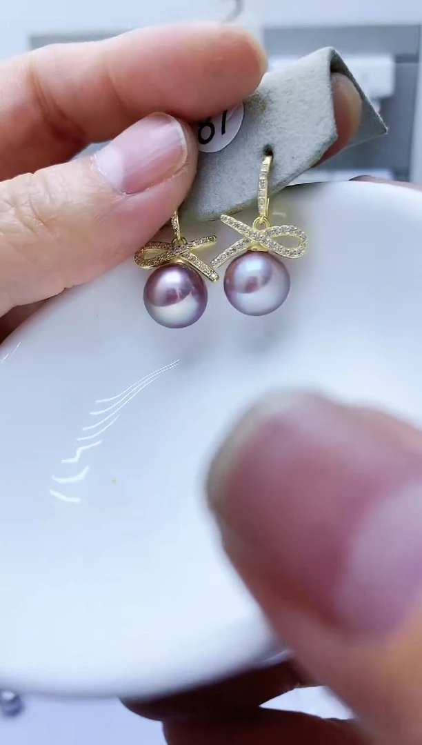 【闪购商品】淡水珍珠耳饰银S925镶嵌87