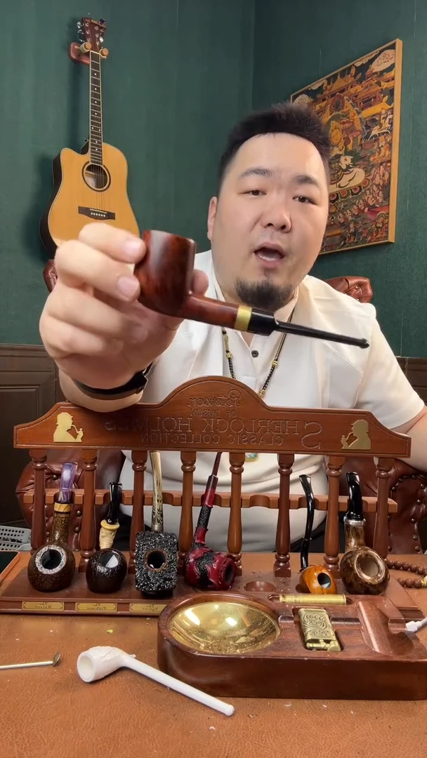 石楠木木雕款意大利进口石楠木烟斗