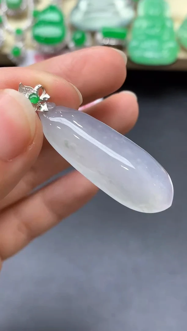 颈饰18K金镶嵌翡翠313中国好珍宝