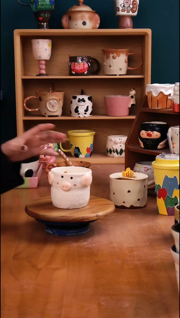 摆件陶景德镇原创手工陶瓷
