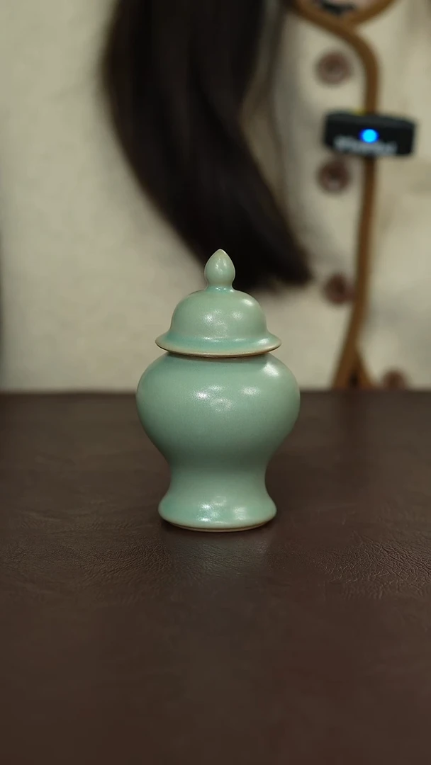 摆件陶原矿原釉汝宋汝瓷