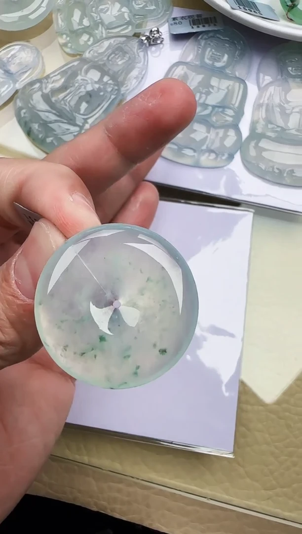 颈饰未镶嵌翡翠缅甸翡翠a货