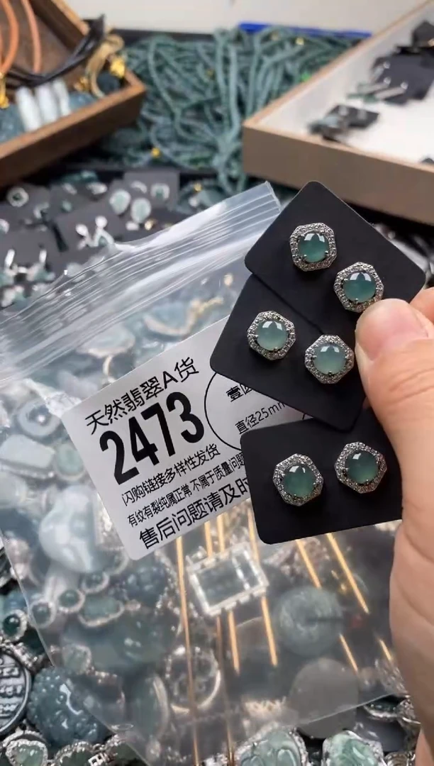 【闪购商品】翡翠颈饰未镶嵌多样性发其一2473