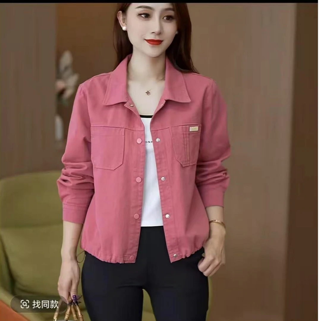 时尚休闲短外套女2025秋季新款洋气显瘦减龄小个子百搭夹克上衣