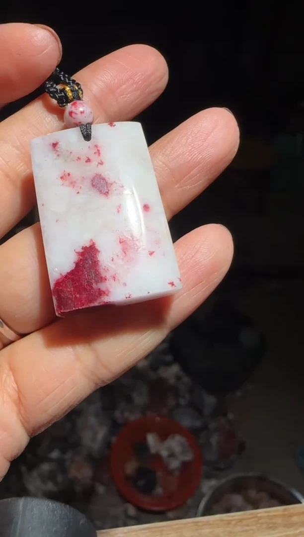 天然辰砂朱砂吊坠12