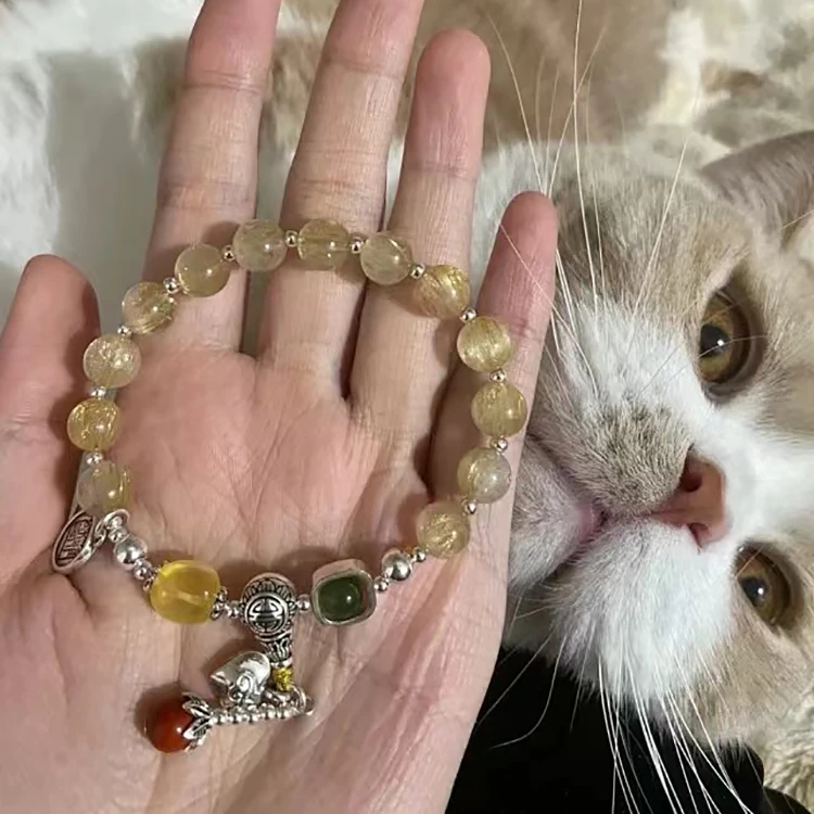 925银硅胶手链 宝丫轻奢  气质小众百搭时尚饰品手链B7923